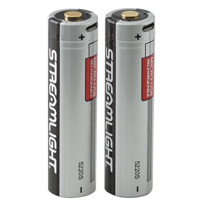 STL22105 image(0) - Streamlight SL-B26 Protected Li-Ion USB Rechargeable Battery Pack - 8pk - Silver