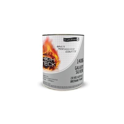 HIT1406-1 image(0) - High Teck Products 1406-1 Series 1400 Acrylic Urethane Factory Pack 2K Single Stage Paint, 1 gal, Galaxy Silver