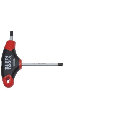 KLEJTH4E13 image(0) - Klein Tools 1/4-Inch Hex Key, Journeyman&trade; T-Handle, 4-Inch