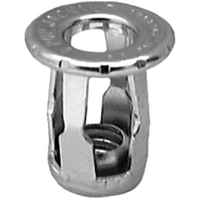 AVCAP13016 image(0) - AUVECO AP13016 Jack Nut, 1/4 in - 20 TPI Bolt x 0.438 in Dia x 0.731 in L, 1010 Steel, Zinc