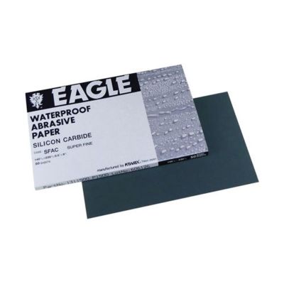 EAG1311500 image(0) - Eagle Abrasives, Inc. KOVAX 131-1500 Sanding Sheet, 5-1/2 in W x 9 in L, 1500 Grit, Silicon Carbide Abrasive, Paper Backing, Wet