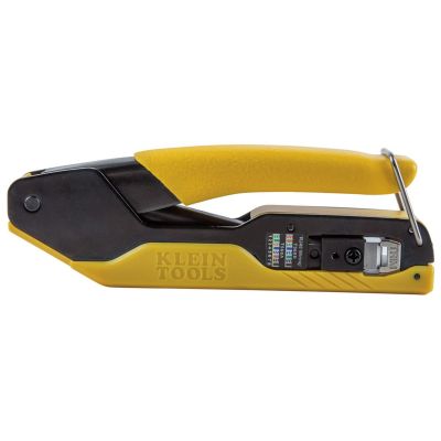 KLEVDV226005 image(0) - Klein Tools Data Cable Crimping Tool for Pass-Thru&trade;, Compact