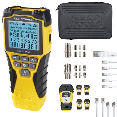 KLEVDV501853 image(0) - Klein Tools Scout &reg; Pro 3 Tester with Test + Map&trade; Remote Kit
