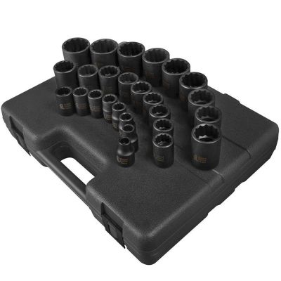 SUN2826 image(0) - SUNEX 26-Piece 1/2 in. Drive 12-Point Metri