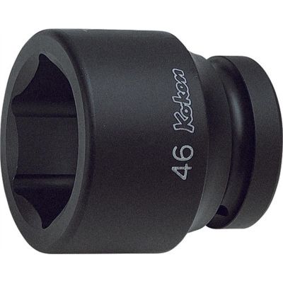 KKN18400A-2-1-2 image(0) - Ko-ken USA 18400A-2.1/2 1 Sq. Dr. Socket 2.1/2 6 point Length 75mm