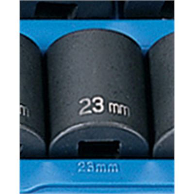 GRE2023M image(0) - Grey Pneumatic 1/2" Drive x 23mm Standard Socket