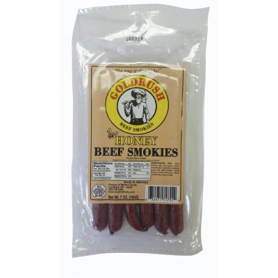 GRJ72491 image(0) - Gold Rush Jerky Teriyaki Smokie Beef Stick, 16 oz - 12 Count