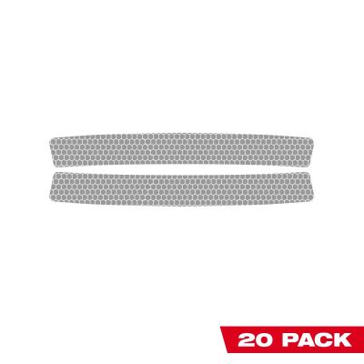 MLW48-73-4604B image(0) - Milwaukee Tool 20 Pack 2PC Reflective Strips - Silver