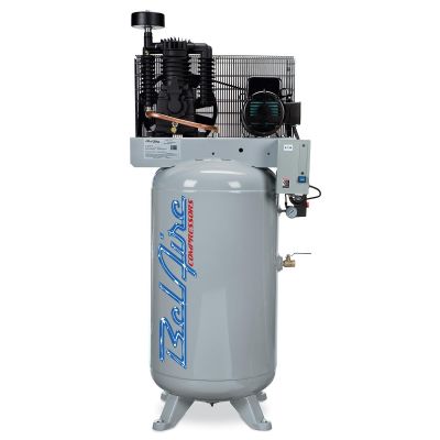 IMC318VL image(0) - IMC (Belaire) 7.5 HP 80 Gallon 175 PSI 230 Volt Air Compressor 7.5 HP 80 Gallon Vertical 175 PSI 230 1 60 22.2 CFM T39 Pump w starter