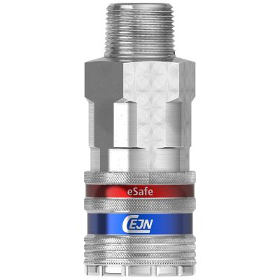 VAC10-410-2454 image(0) - Vacula Safety eSafe Coupling; Eurostandard 3/8" Body Size; 3/8" Male NPT