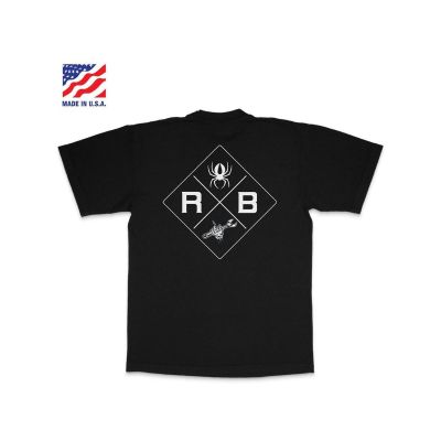 RDBTS4L image(0) - Redback Boots USA Birdie Tee Black Short Sleeve Large