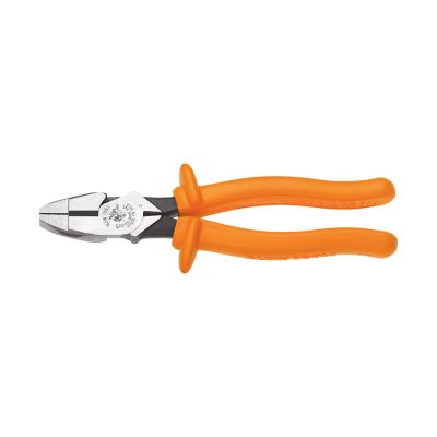 KLED20009NEINS image(0) - Klein Tools Insulated Lineman's Pliers, 9-Inch