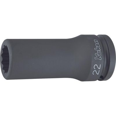KKN16305M-19 image(0) - Ko-ken USA 16305M-19 3/4 Sq. Dr. Socket 19mm 12 point Length 100mm