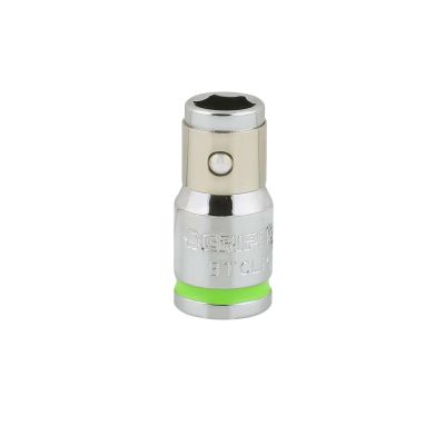 GETBTCLP image(0) - Grip Edge Tools 1/4" Hex Bit Coupler Socket