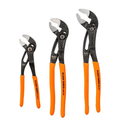 KLED5053BKIT image(0) - Klein Tools Quick Adjust Klaw Pump Pliers Set, 3-Piece
