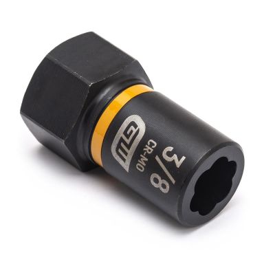 KDT84757 image(1) - GearWrench 3/8 Inch Drive Bolt Biter Impact Extraction Socket 3/8 Inch