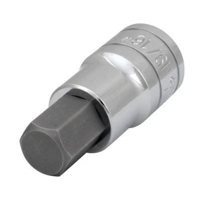WLMW32882 image(0) - Wilmar Corp. / Performance Tool 1/2" Drive 9/16" Hex Bit Socket