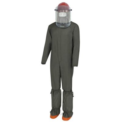 OBRCRKIT2-5XL-S image(0) - Oberon Suit Kit - Arc Flash - 8 Cal - Clean Room - Comes with (Coverall Size: 5XL, Bootie Size: Small, Face Shield, Balaclava)