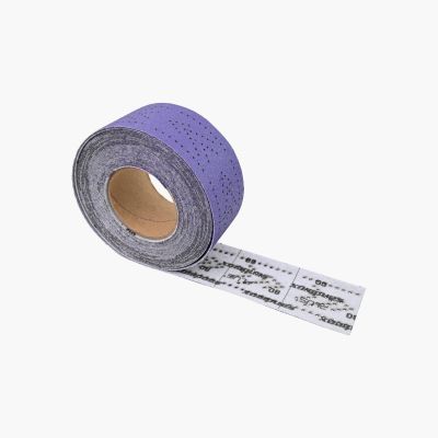 HITAFR120PGMH image(0) - High Teck Products 2.75"X13YD 120G MULTIPLE-HOLE GRIP PURPLE CERAMIC AIR FILE ROLL