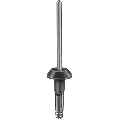 AVC19376 image(0) - AUVECO 19376 Split-Type Rivet, 5/32 in Dia x 1/8 to 11/32 in Grip Range, Aluminum Rivet/Mandrel