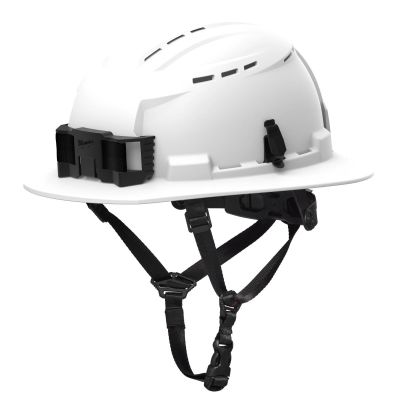 MLW48-73-1650 image(0) - Milwaukee Tool BOLT White Full Brim Vented Safety Helmet &hyphen; Type 2, Class C