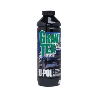 UPO0722 image(0) - U Pol Products GRAVITEX PLUS UP0722 HS Stone Chip Protector, 1 L Bottle, White, 4 to 6 hr Curing
