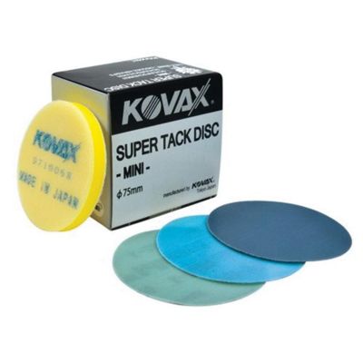 EAG7301515 image(0) - Eagle Abrasives, Inc. KOVAX Super Buflex 730-1515 Abrasive Disc, 3 in, 2500 Grit, Super-Tack Attachment, Blue