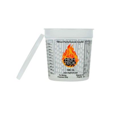 HITMC16L image(0) - High Teck Products MC16L Lid, Polypropylene, For 1 pt Mixing Cups
