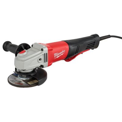 MLW6143-31 image(0) - Milwaukee Tool 11 Amp 4-1/2&rdquo; / 5&rdquo; Braking Small Angle Grinder Paddle No-Lock