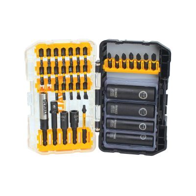 DWTDWA2T35IRC image(0) - DEWALT Flextorq Impact Ready Screwdriving Bit Sets With Toughcase+ System