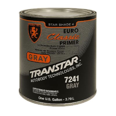 TRP7241 image(0) - Transtar Autobody Products 7241 - Euro Classic Primer - 1 Gallon Can - Gray - 4:1 or 4:1:1 Mixing