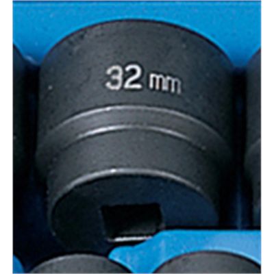 GRE2032M image(0) - Grey Pneumatic 1/2" Drive x 32mm Standard Socket