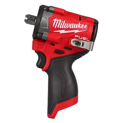 MLW2563P-20 image(0) - Milwaukee Tool M12 FUEL Stubby 1/2 Inch Impact Wrench with Pin Detent