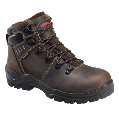 FSIA7401-12W image(0) - Avenger Work Boots Foundation - Men's Boots - Carbon Nano-Fiber Toe - IC|EH|SR|PR - Brown/Black - Size: 12 - E - (Wide)