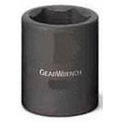 KDT84124 image(0) - GearWrench 1/4 Inch Drive 6 Point Standard Impact Metric Socket 15mm