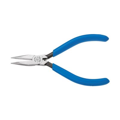 KLED322412C image(0) - Klein Tools Electronics Pliers, Slim Needle Nose, Spring-Loaded, 4-Inch