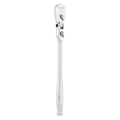 MLW48-22-9009 image(1) - Milwaukee Tool 1/4" Drive 9" Flex Head Ratchet