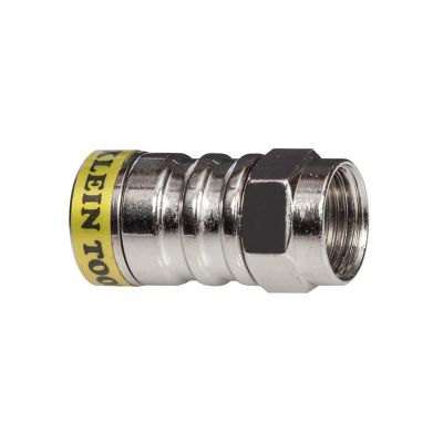 KLEVDV812627 image(0) - Klein Tools Push-On F Connectors RG6/6Q 10-Pack