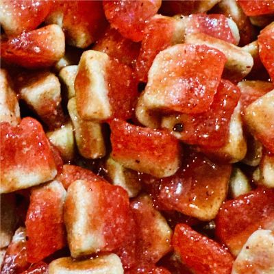 THS356989 image(0) - Tender Heifer Snack Co. Wet Chamoy Watermelon Rings Mexican Candy - 8 Ounce