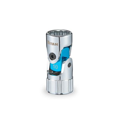 TIT66850 image(0) - Titan 1/4 in. Drive Auto-Flex&trade; 10mm Socket
