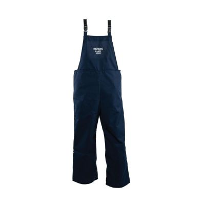 OBRLAN2ST-BIB-L image(0) - OBERON Bib Overalls - Arc Flash - 12 Cal LAN Series Deluxe - Color: Navy Blue - Size: Large