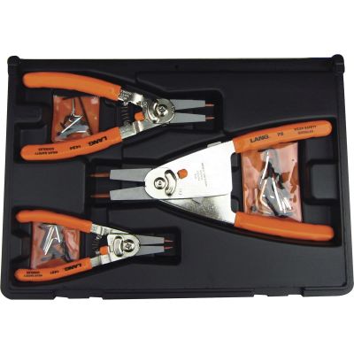KAS1465 image(0) - Lang Tools (Kastar) 1465 - 3-PC. Quick Switch Retaining Ring Pliers Set