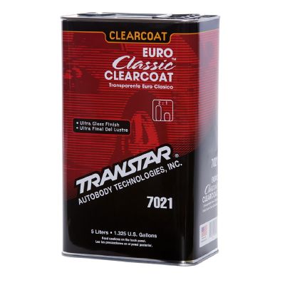 TRP7021 image(0) - Transtar Autobody Products 7021 - EURO Classic Clearcoat - 5 L Can - Euro - 2:1 Mixing