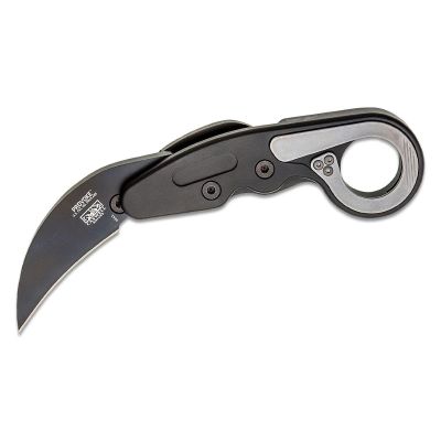 CRK4042 image(0) - CRKT (Columbia River Knife) Provoke D2 Titanium Nitride Plain Blade Folding Knife with Kinematic Aluminum Handle - Black