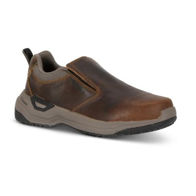 FSIA9106-6B image(0) - Avenger Work Boots Foreman MAX Low Slip-On - Women's - CN|EH|SR|SF - Brown - Size: 6 - B - (Medium)