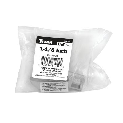 TIT61042 image(1) - Titan 1-1/8 in.  1/2 in.  Drive Crowsfoot Wrench