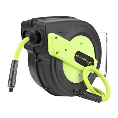 LEGL8251FZP image(0) - Legacy Manufacturing Flexzilla Pro Enclosed Plastic Retractable Air Hose Reel, 3/8" x 50'