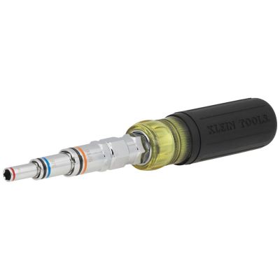 KLE32809MAGM image(0) - Klein Tools 11-in-1 Pass Through Magnetic Multi-Nut Driver, Metric