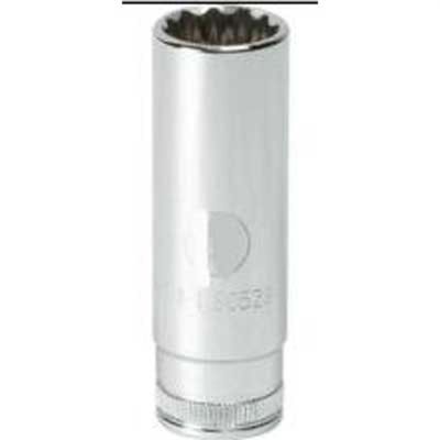 KDT80784 image(0) - GearWrench 1/2 Inch Drive 12 Point Deep Metric Socket 13mm