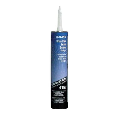TRP4157 image(0) - Transtar Autobody Products 4157 - Ultra Flex Seam Sealer - 11 oz Cartridge - Beige - Pasty Solid